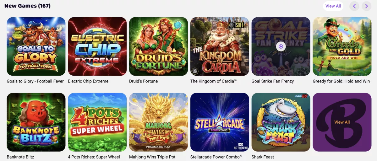 Boo Casino New Games